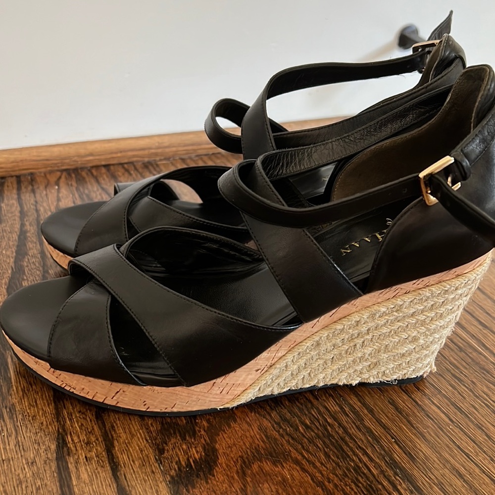 Black Cole Haan Sandals with Nike Air technology